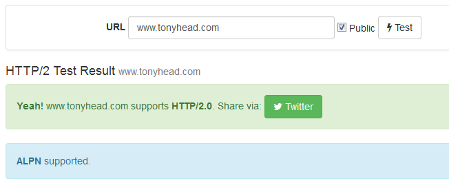 TONYHEAD.COM延展到HTTP/2上并启用 Certificate Transparency 策略
